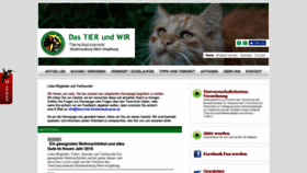 What Tierschutz-klosterneuburg-wu.at website looked like in 2018 (5 years ago)