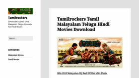 What Tamilrockers.online website looked like in 2018 (5 years ago)