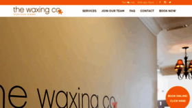 What Thewaxingco.com website looked like in 2018 (5 years ago)
