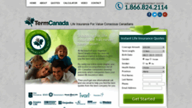 What Termcanada.com website looked like in 2018 (5 years ago)