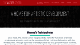 What Theactorscenter.com website looked like in 2018 (5 years ago)