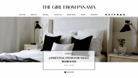 What Thegirlfrompanama.com website looked like in 2018 (5 years ago)