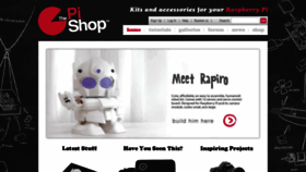 What The-pi-shop.com website looked like in 2018 (5 years ago)