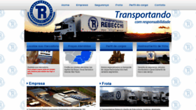 What Transrebecchi.com.br website looked like in 2018 (5 years ago)