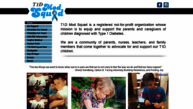 What T1dmodsquad.org website looked like in 2018 (5 years ago)