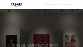 What Tabariartspace.com website looked like in 2018 (6 years ago)