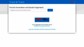 What Trace.fragt.dk website looked like in 2018 (5 years ago)