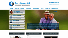 What Troymountsmd.com website looked like in 2018 (5 years ago)
