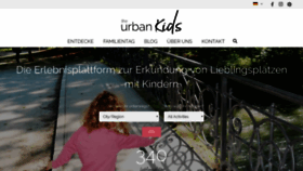 What Theurbankids.com website looked like in 2018 (5 years ago)