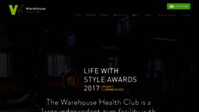 What Thewarehousehealthclub.com website looked like in 2018 (5 years ago)
