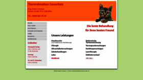 What Tierarztfavoriten.at website looked like in 2018 (5 years ago)