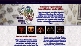 What Tigertorreart.com website looked like in 2018 (5 years ago)