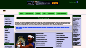 What Tennis-betting-guide.com website looked like in 2018 (5 years ago)