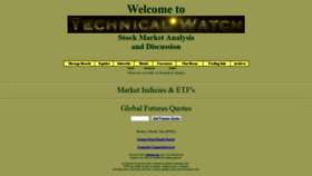 What Technicalwatch.com website looked like in 2018 (5 years ago)