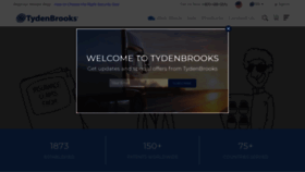 What Tydenbrooks.com website looked like in 2018 (5 years ago)