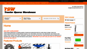 What Tractorspareswarehouse.com website looked like in 2018 (5 years ago)
