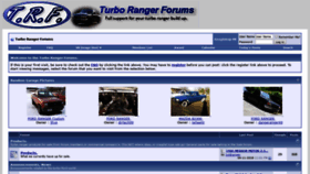 What Turborangerforums.com website looked like in 2018 (5 years ago)