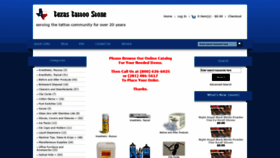 What Texastattoostore.com website looked like in 2018 (5 years ago)