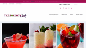 What The5oclockchef.com website looked like in 2018 (5 years ago)