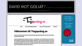 What Tingspoang.se website looked like in 2018 (5 years ago)