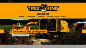 What Treeking.co.nz website looked like in 2018 (5 years ago)