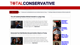 What Totalconservative.com website looked like in 2018 (5 years ago)