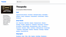 What Theopedia.com website looked like in 2018 (5 years ago)