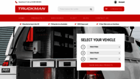 What Truckman.co.uk website looked like in 2018 (5 years ago)