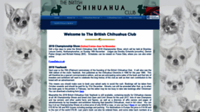What The-british-chihuahua-club.org.uk website looked like in 2018 (5 years ago)