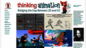 What Thinkinganimation.com website looked like in 2018 (5 years ago)