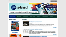 What Tikwedukacji.pl website looked like in 2018 (5 years ago)