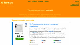 What Terneo.ua website looked like in 2018 (5 years ago)