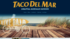 What Tacodelmar.com website looked like in 2018 (5 years ago)