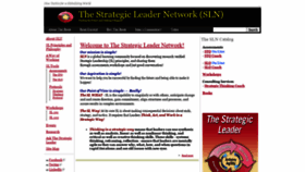 What Thestrategicleader.org website looked like in 2018 (5 years ago)