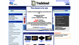 What Tradelead.com website looked like in 2018 (5 years ago)