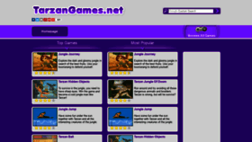 What Tarzangames.net website looked like in 2018 (5 years ago)