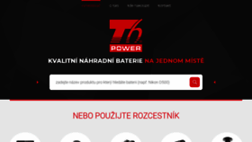 What T6power.cz website looked like in 2018 (5 years ago)