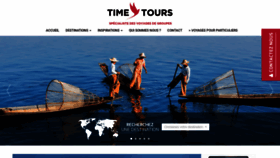 What Timetours-groupes.fr website looked like in 2018 (5 years ago)