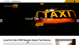 What Teanecktaxi.com website looked like in 2018 (5 years ago)