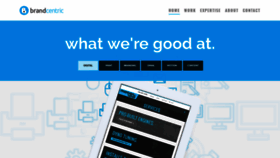 What Thebrandcentric.com website looked like in 2018 (5 years ago)