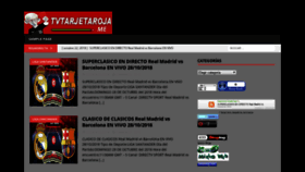 What Tvtarjetaroja.me website looked like in 2018 (5 years ago)