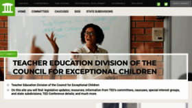 What Tedcec.org website looked like in 2018 (5 years ago)