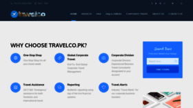 What Travelco.pk website looked like in 2018 (5 years ago)