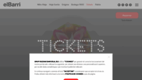 What Ticketsbar.es website looked like in 2018 (5 years ago)
