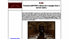 What Trattoriadellomoroma.com website looked like in 2018 (5 years ago)