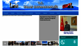 What Talas.gov.tr website looked like in 2018 (5 years ago)