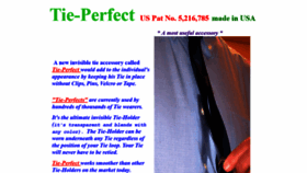 What Tieperfect.com website looked like in 2018 (5 years ago)