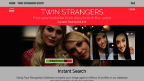 What Twinstrangers.com website looked like in 2018 (5 years ago)