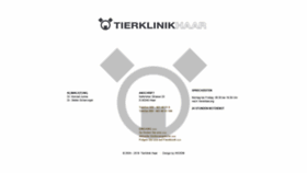 What Tierklinik-haar.de website looked like in 2018 (5 years ago)