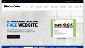 What Tecknaonline.com website looked like in 2018 (5 years ago)
